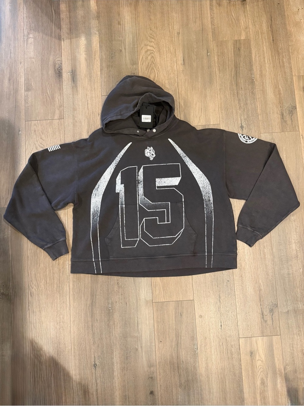 NWT Darc Sport Game Time Box Cut Pierce Hoodie Oversized Men’s Medium